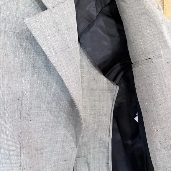 Zara Tailored Gray Blazer EUC Structured Fit Size XS - Picture 7 of 13